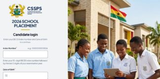 Ghana School Placement Portal, CSSPS Portal, CSSPS Placement Checker