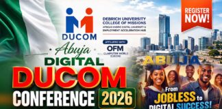 Abuja Digital DUCOM Conference 2026, Debrich University College of Missions, DUCOM 4D Ecosystem, DUCOM Digital Dollar Drive